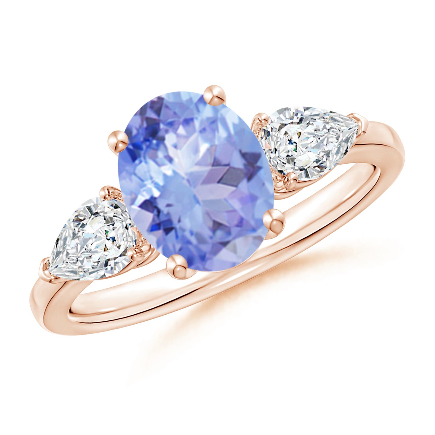 A - Tanzanite / 2.7 CT / 14 KT Rose Gold