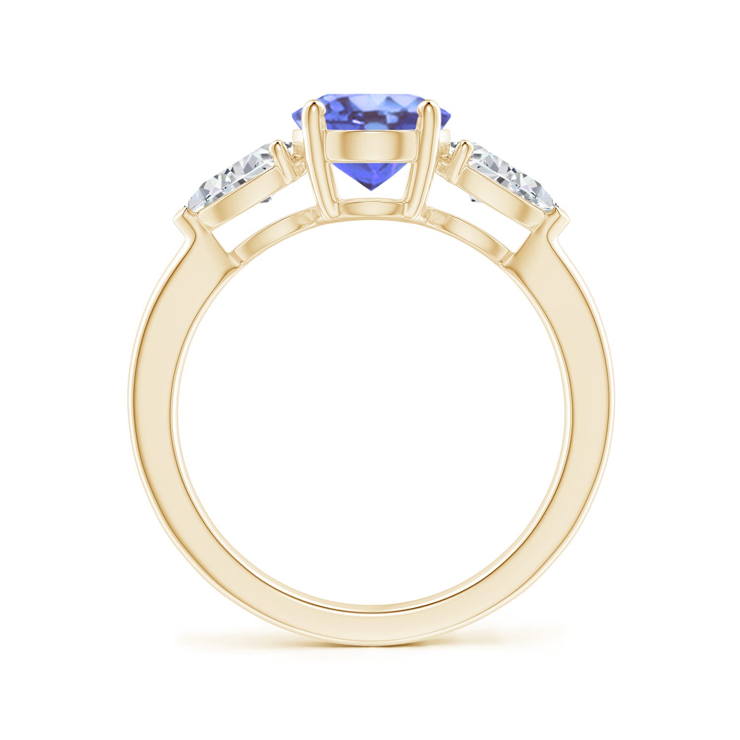 A - Tanzanite / 2.7 CT / 14 KT Yellow Gold