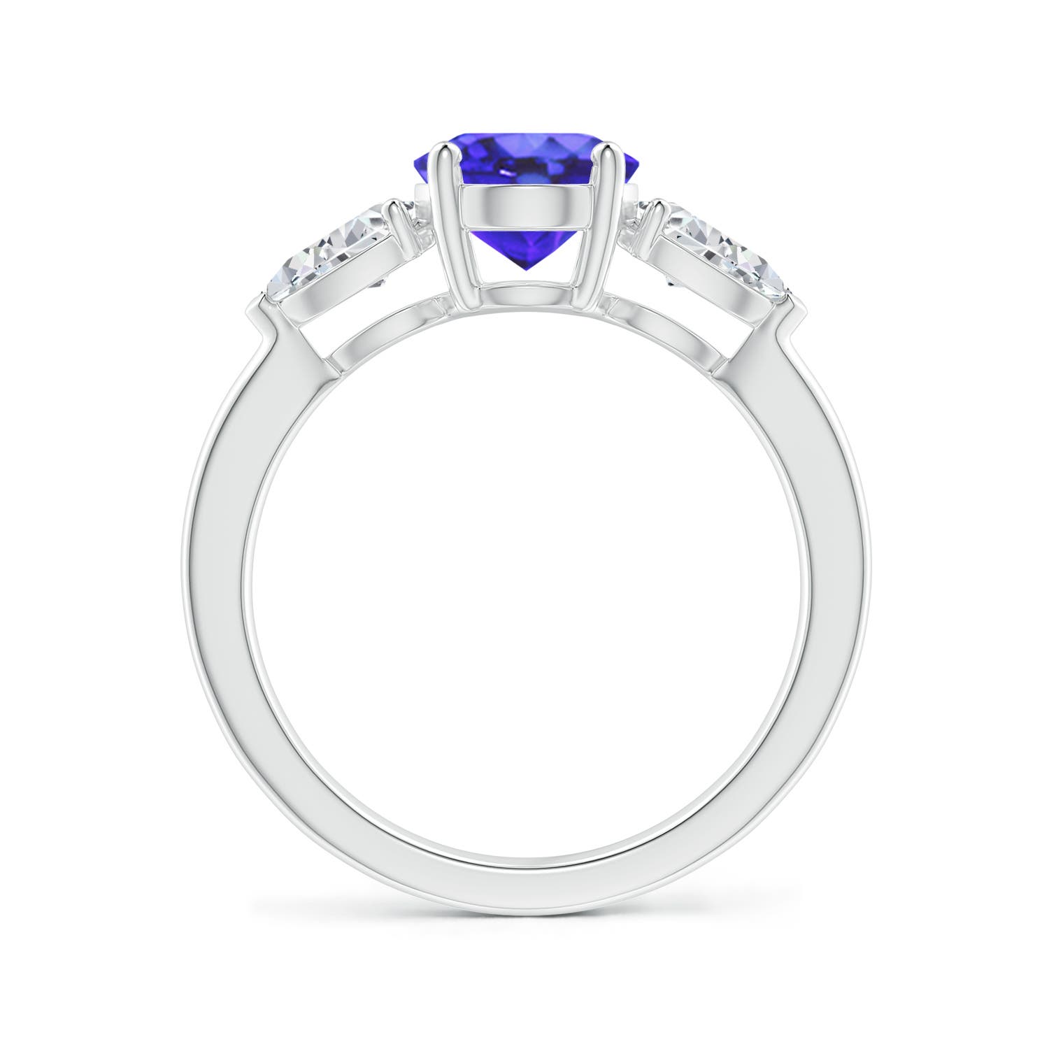 AA - Tanzanite / 2.7 CT / 14 KT White Gold