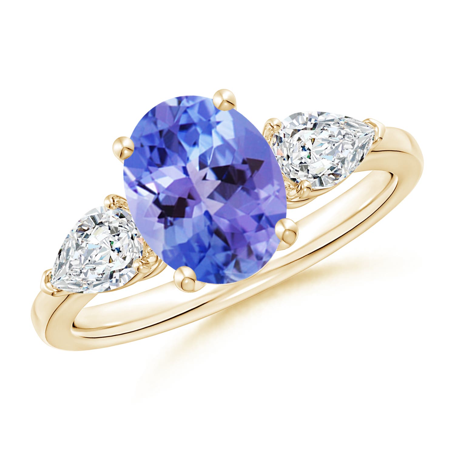 AA - Tanzanite / 2.7 CT / 14 KT Yellow Gold