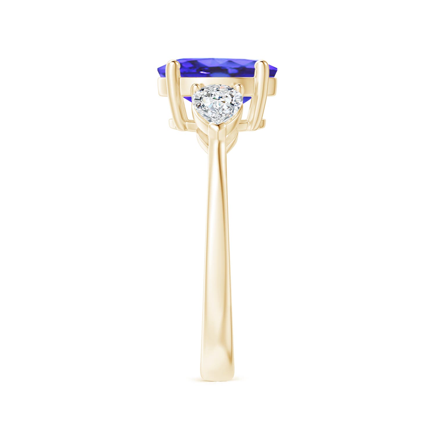 AA - Tanzanite / 2.7 CT / 14 KT Yellow Gold