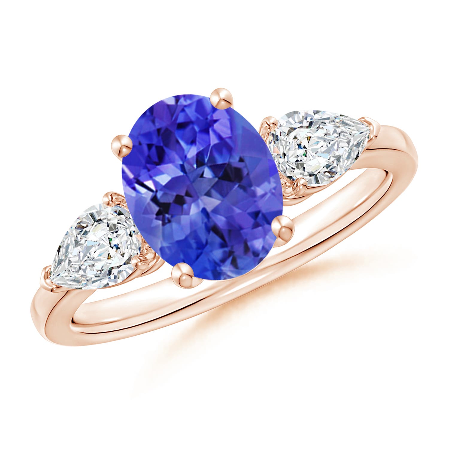 AAA - Tanzanite / 2.7 CT / 14 KT Rose Gold