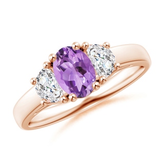 Oval A Amethyst