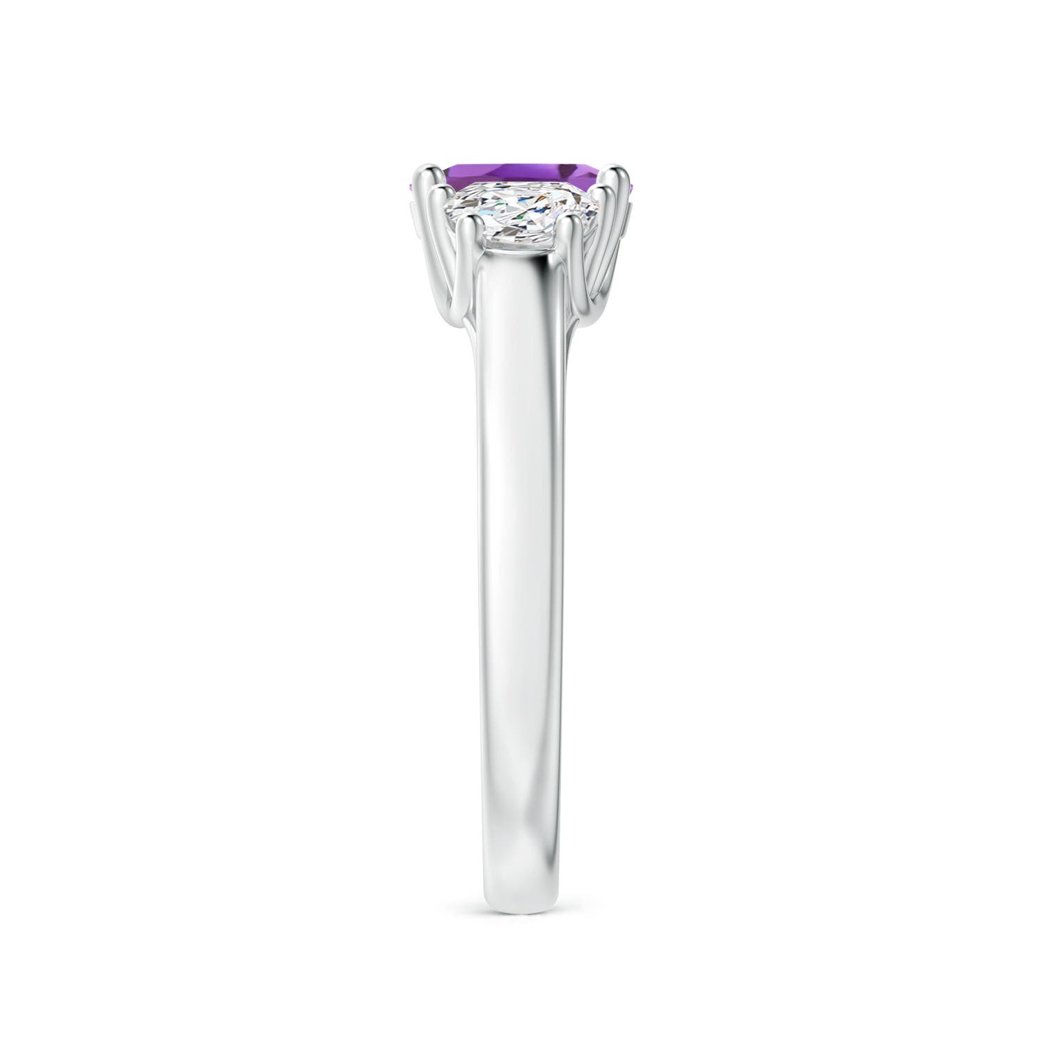 A - Amethyst / 1.16 CT / 14 KT White Gold