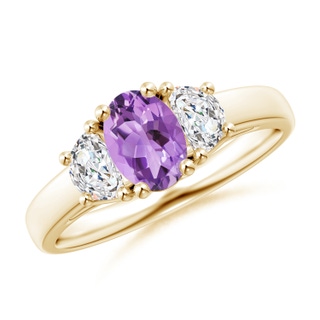 Oval A Amethyst