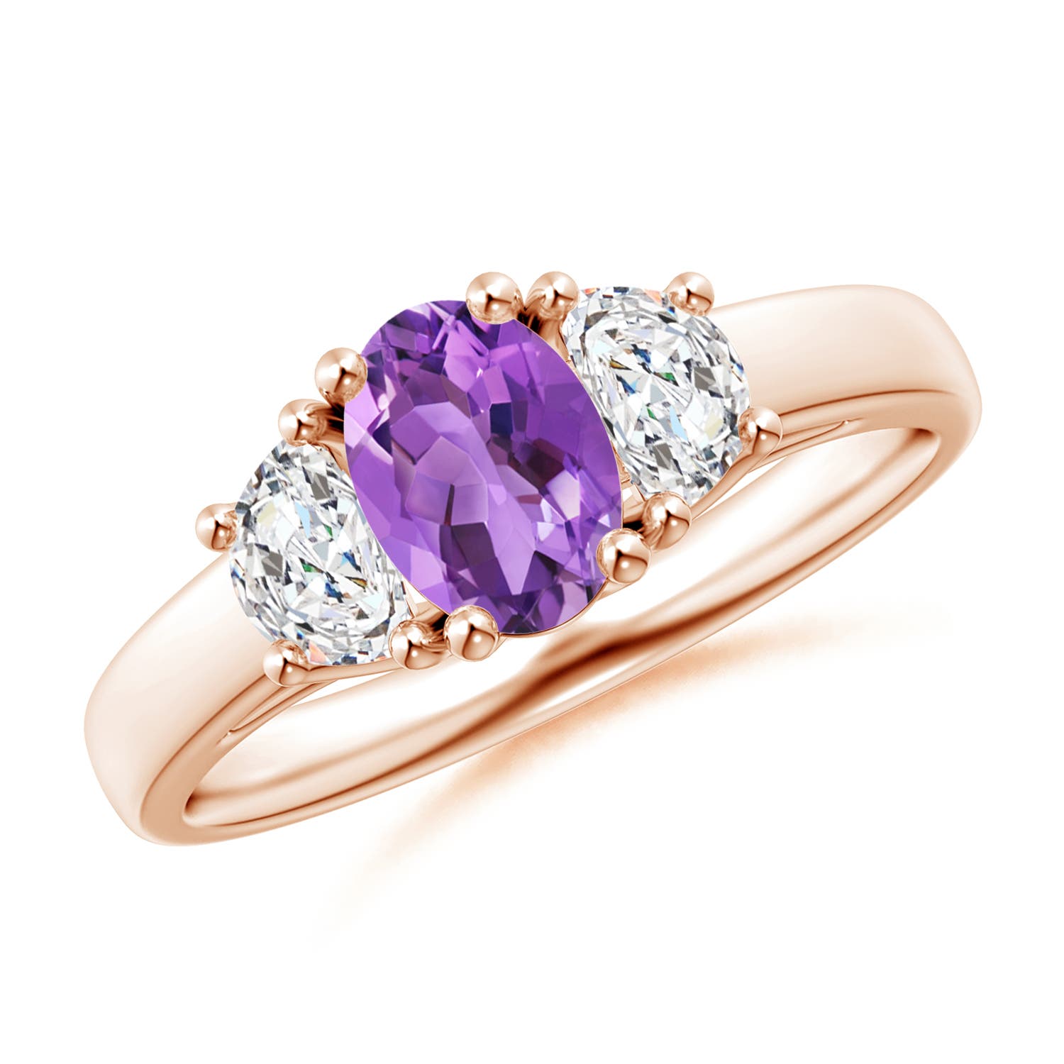 AA - Amethyst / 1.16 CT / 14 KT Rose Gold