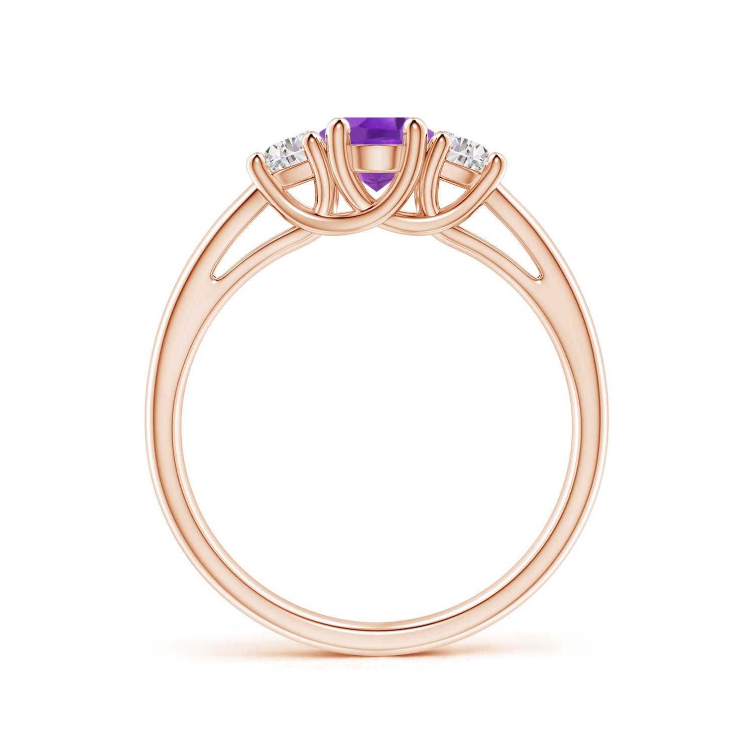 AA - Amethyst / 1.16 CT / 14 KT Rose Gold