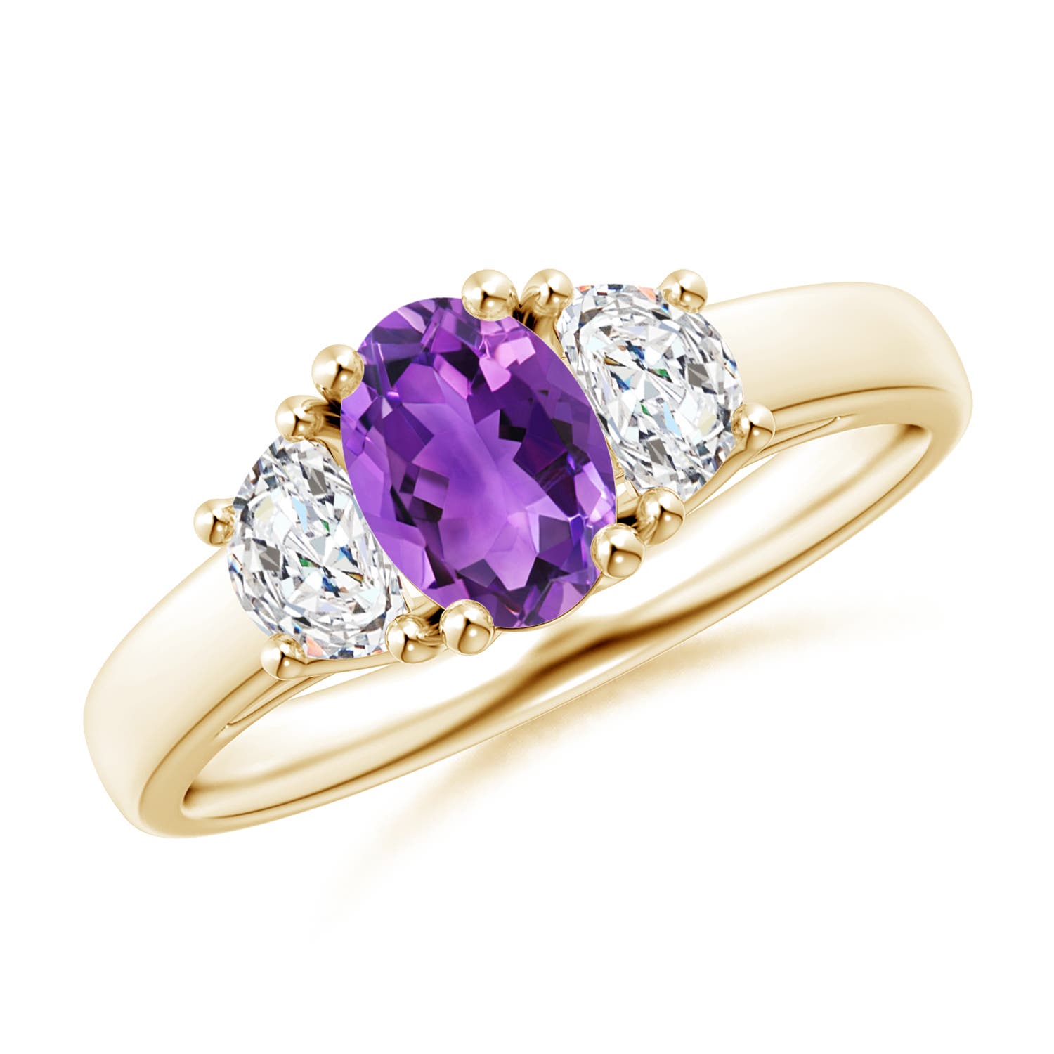 AAA - Amethyst / 1.16 CT / 14 KT Yellow Gold