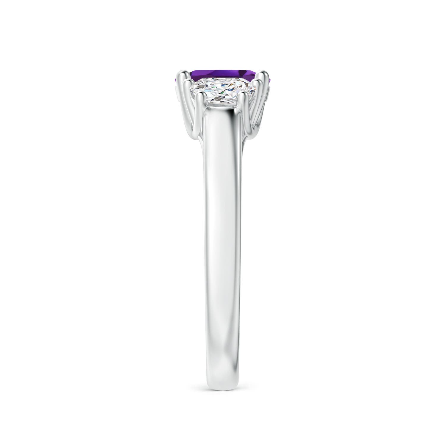 AAAA - Amethyst / 1.16 CT / 14 KT White Gold