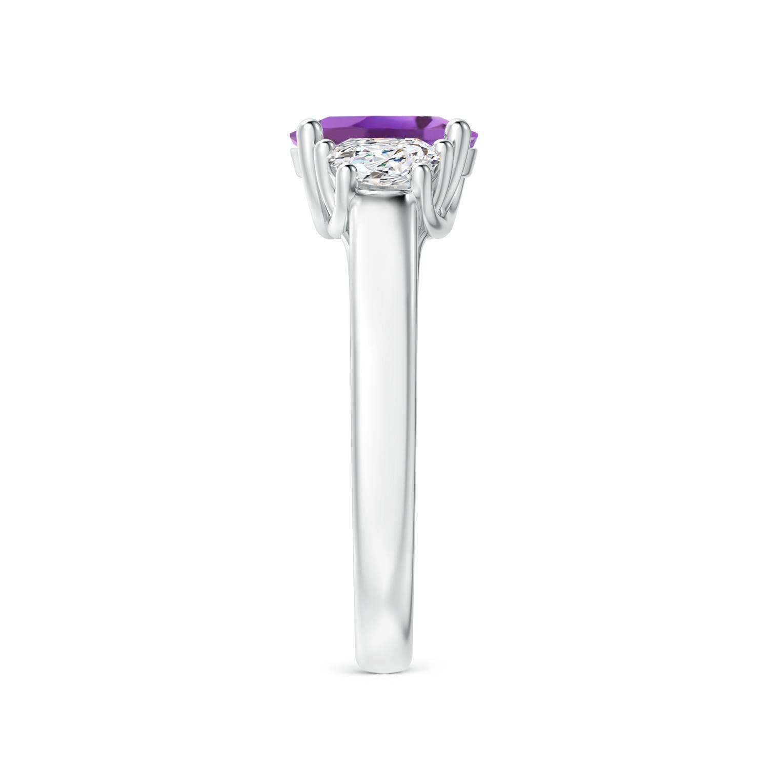 A - Amethyst / 1.61 CT / 14 KT White Gold