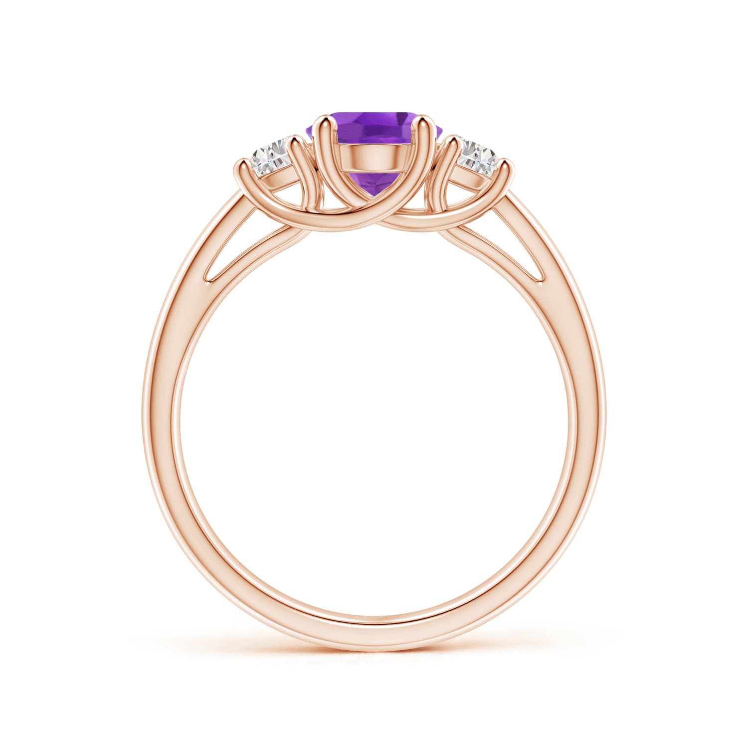 AA - Amethyst / 1.61 CT / 14 KT Rose Gold