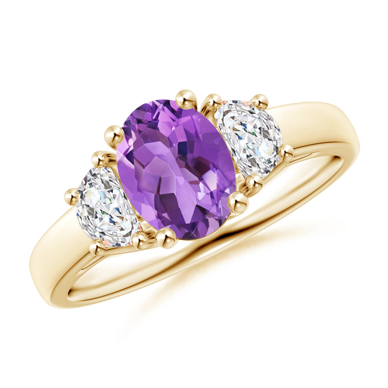 AA - Amethyst / 1.61 CT / 14 KT Yellow Gold