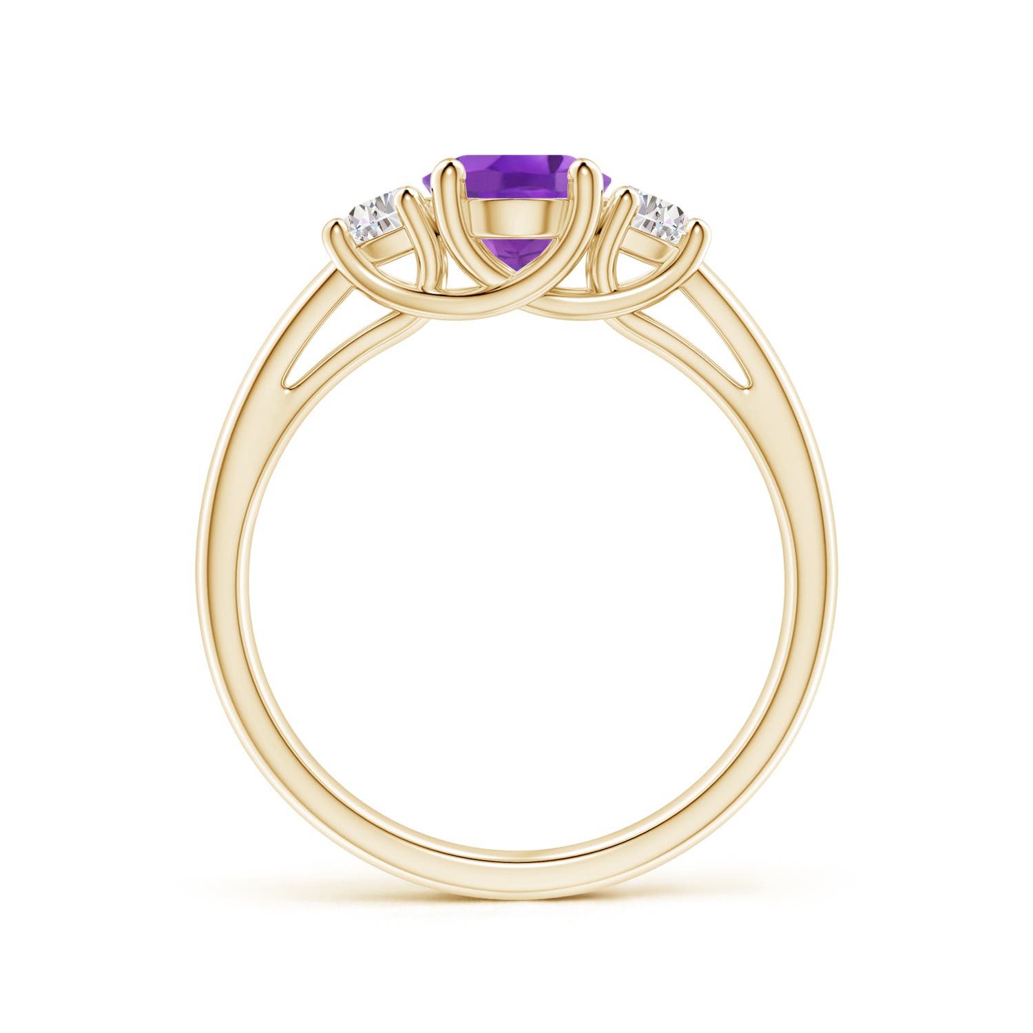 AA - Amethyst / 1.61 CT / 14 KT Yellow Gold