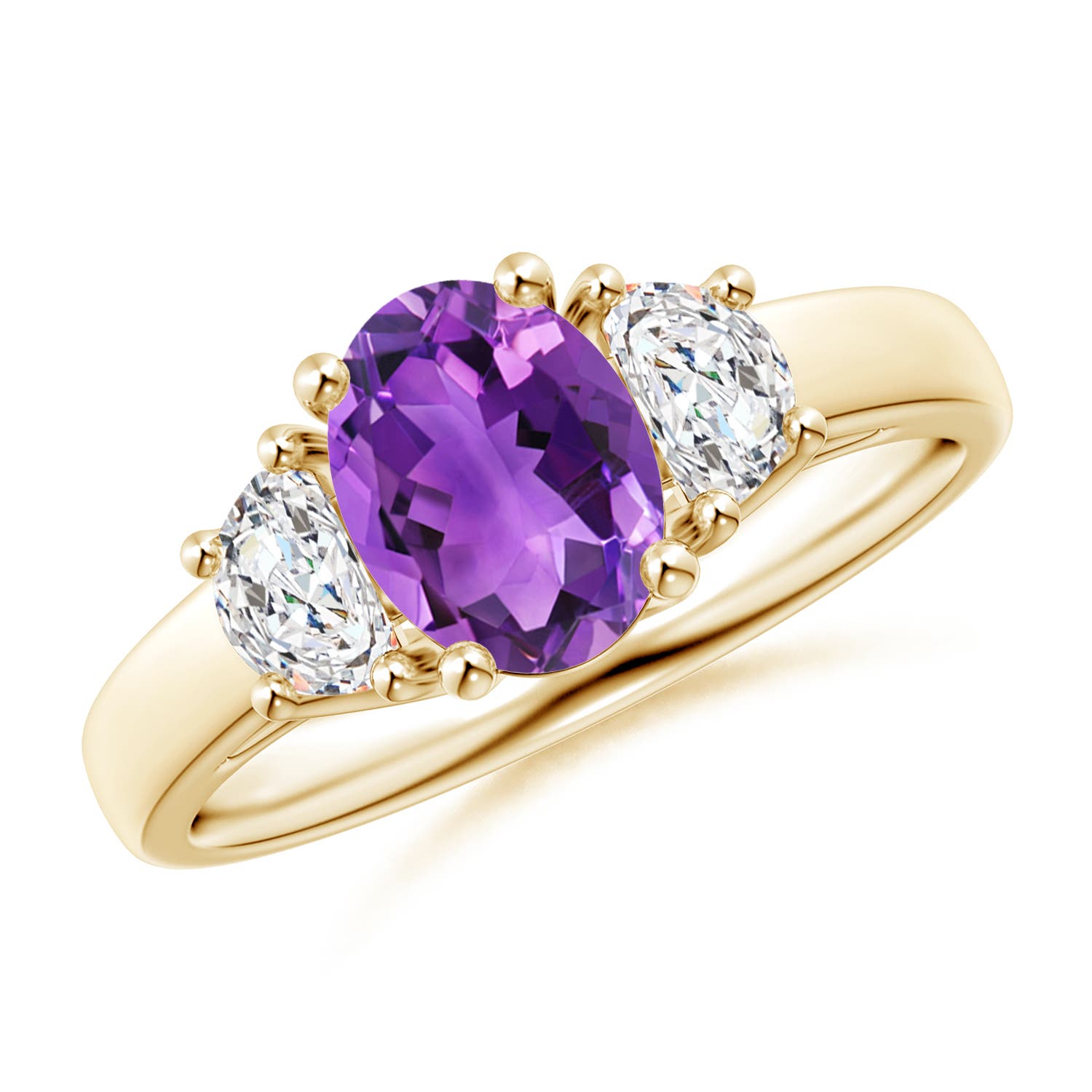 AAA - Amethyst / 1.61 CT / 14 KT Yellow Gold