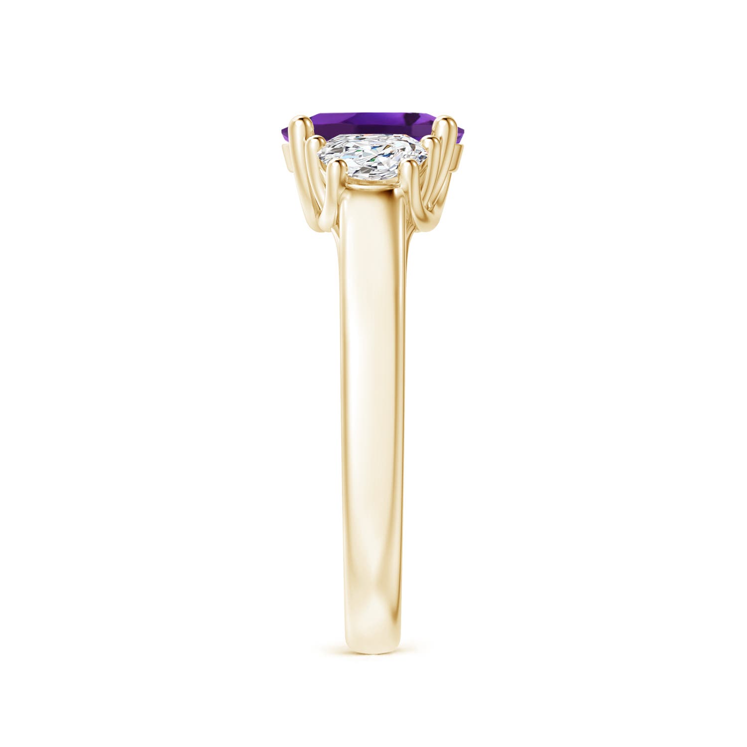 AAAA - Amethyst / 1.61 CT / 14 KT Yellow Gold