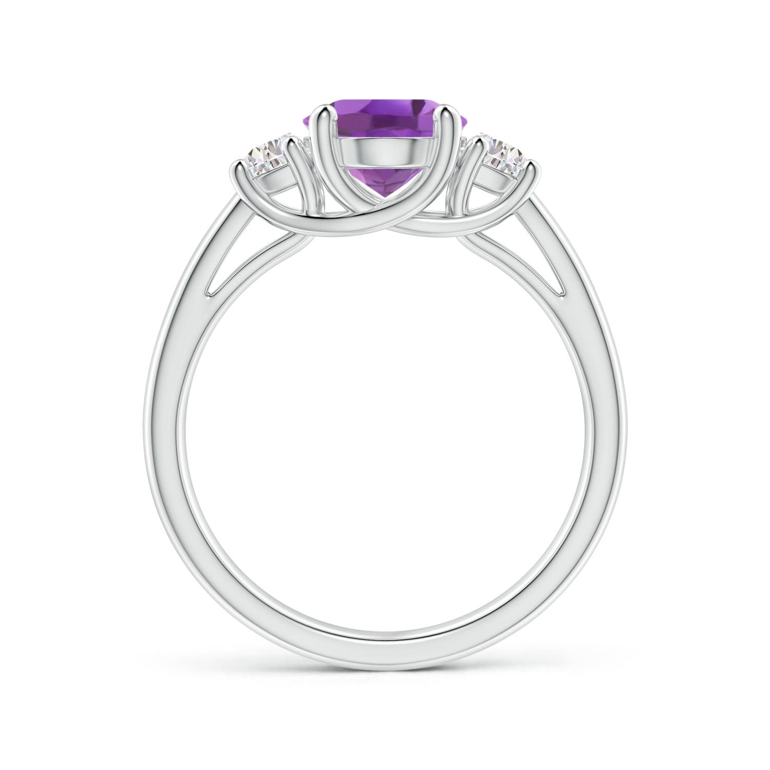 A - Amethyst / 2.06 CT / 14 KT White Gold