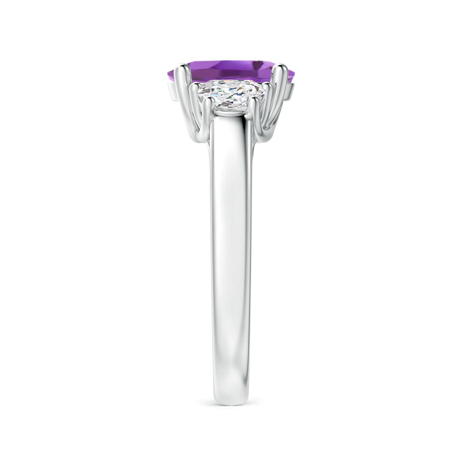 A - Amethyst / 2.06 CT / 14 KT White Gold