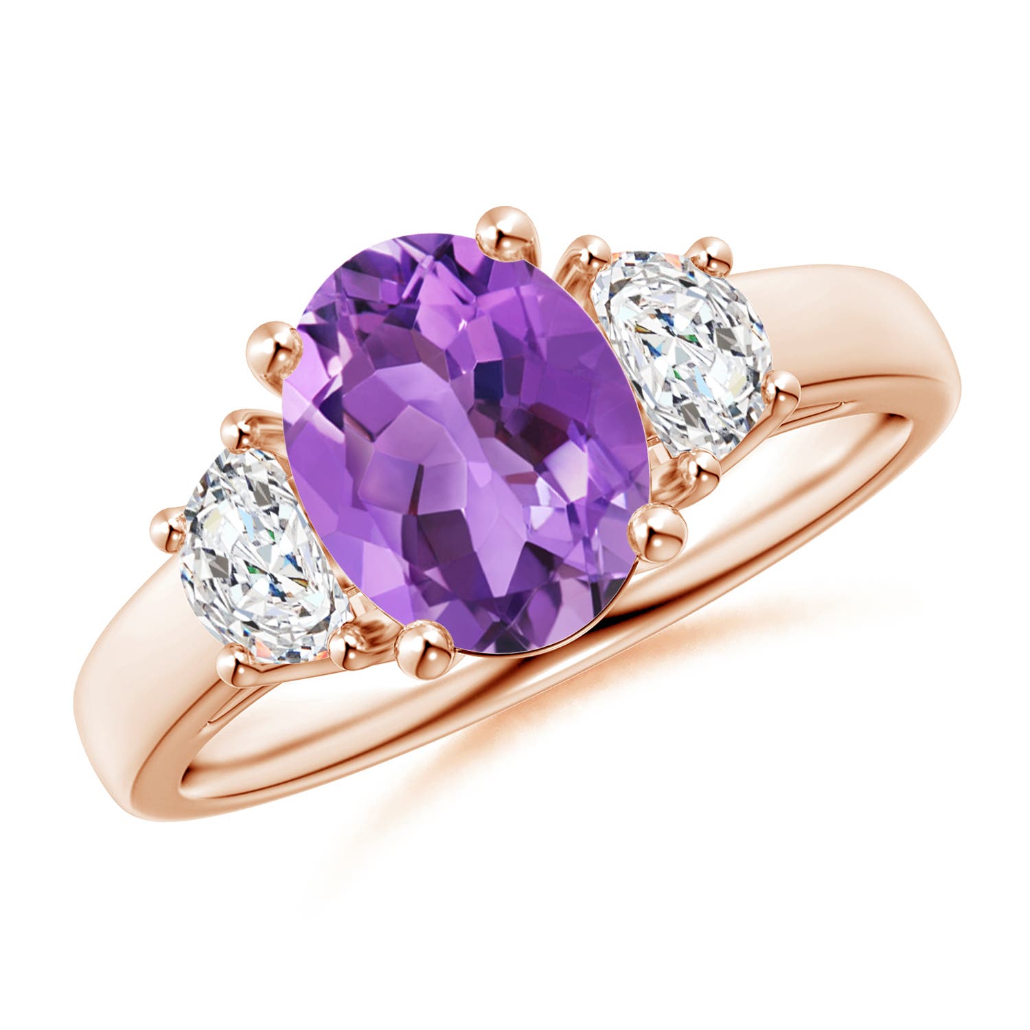 AA - Amethyst / 2.06 CT / 14 KT Rose Gold