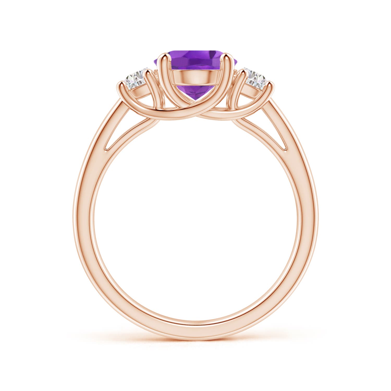 AA - Amethyst / 2.06 CT / 14 KT Rose Gold