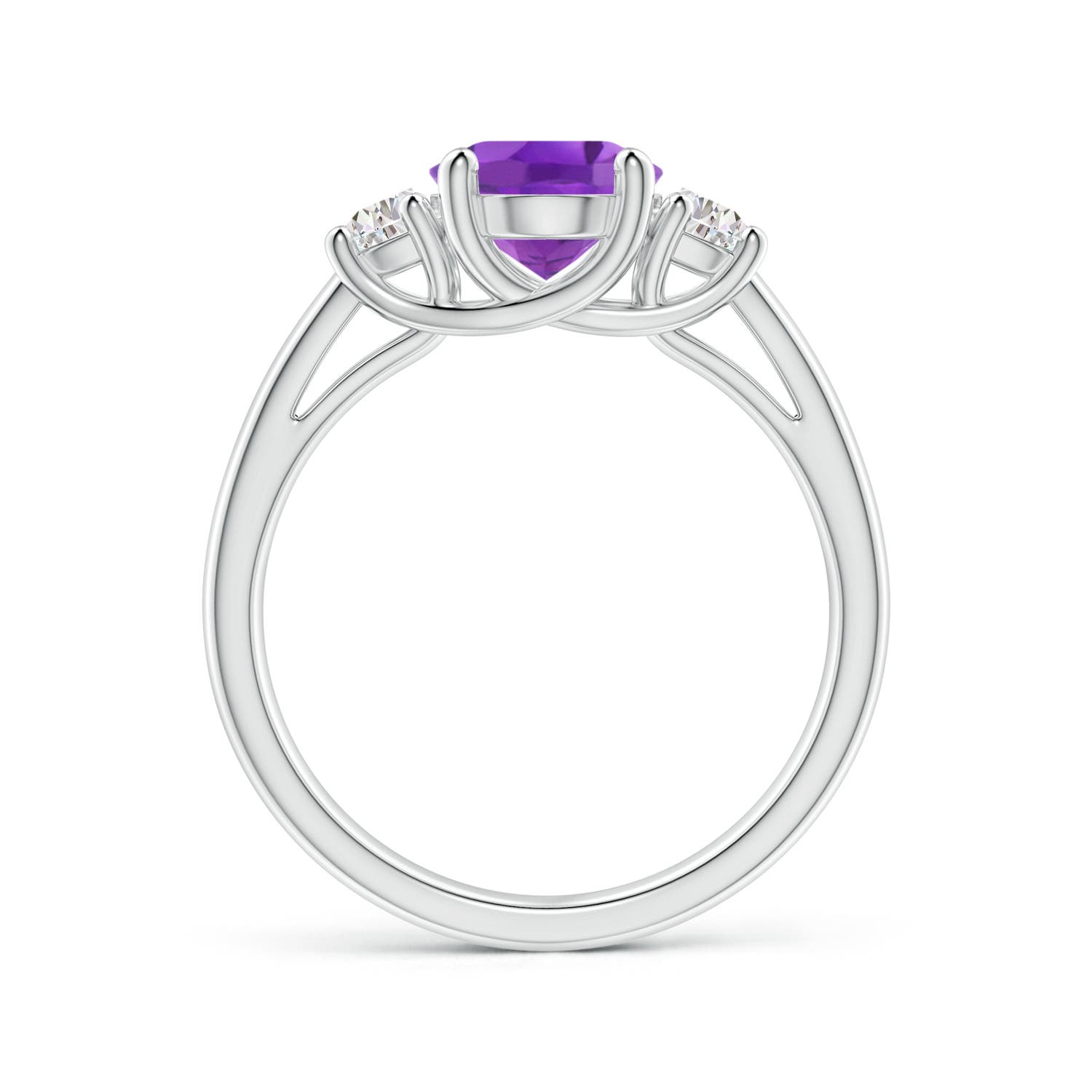 AA - Amethyst / 2.06 CT / 14 KT White Gold