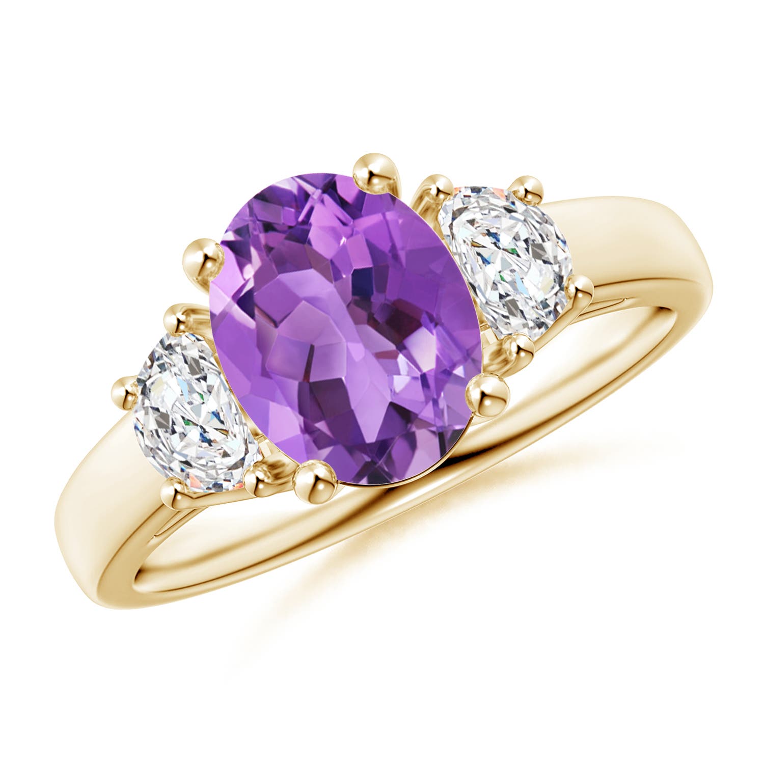 AA - Amethyst / 2.06 CT / 14 KT Yellow Gold