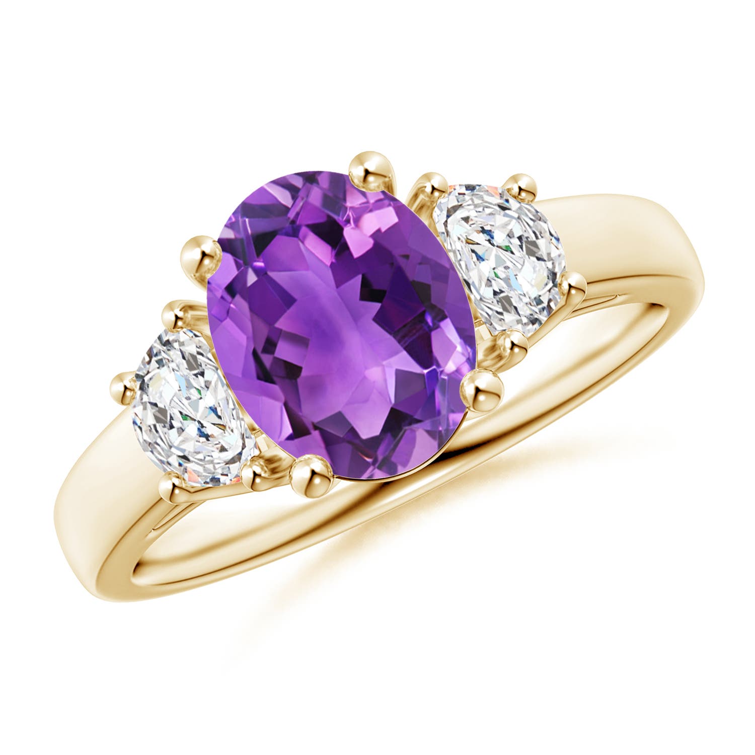 AAA - Amethyst / 2.06 CT / 14 KT Yellow Gold