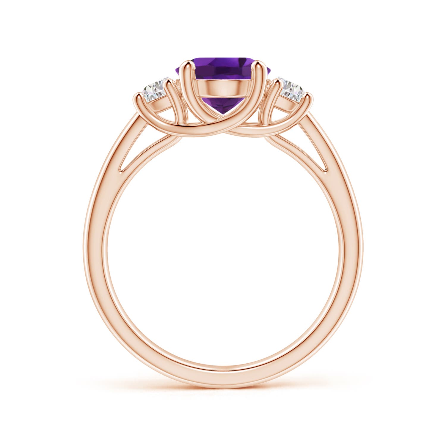 AAAA - Amethyst / 2.06 CT / 14 KT Rose Gold