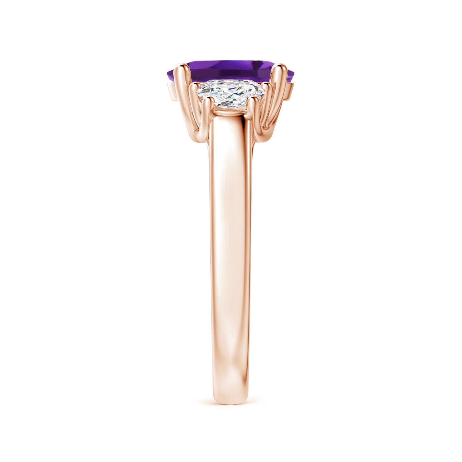 AAAA - Amethyst / 2.06 CT / 14 KT Rose Gold