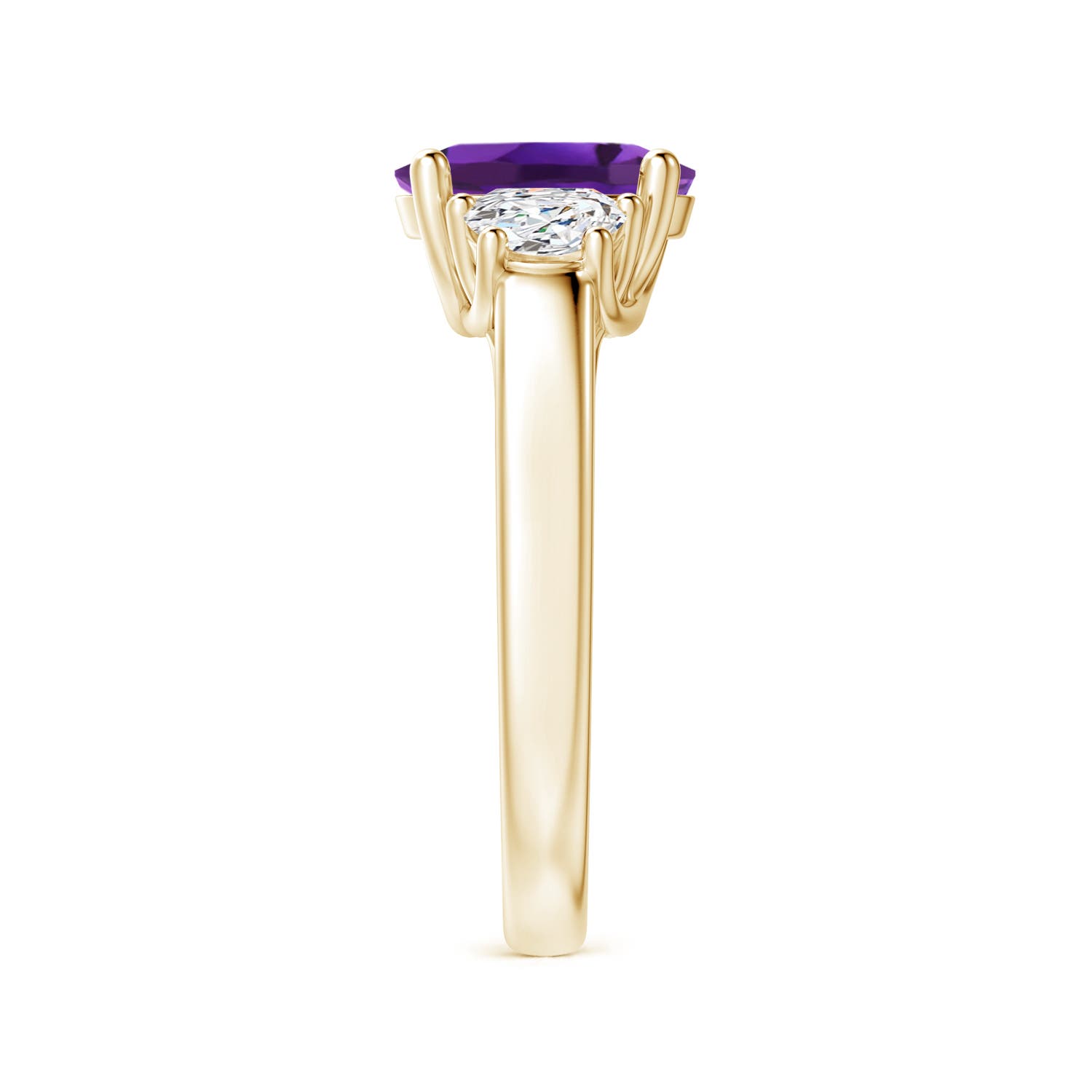 AAAA - Amethyst / 2.06 CT / 14 KT Yellow Gold