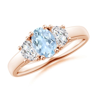 Oval AA Aquamarine