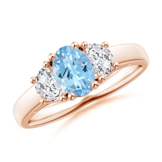 Oval AAAA Aquamarine