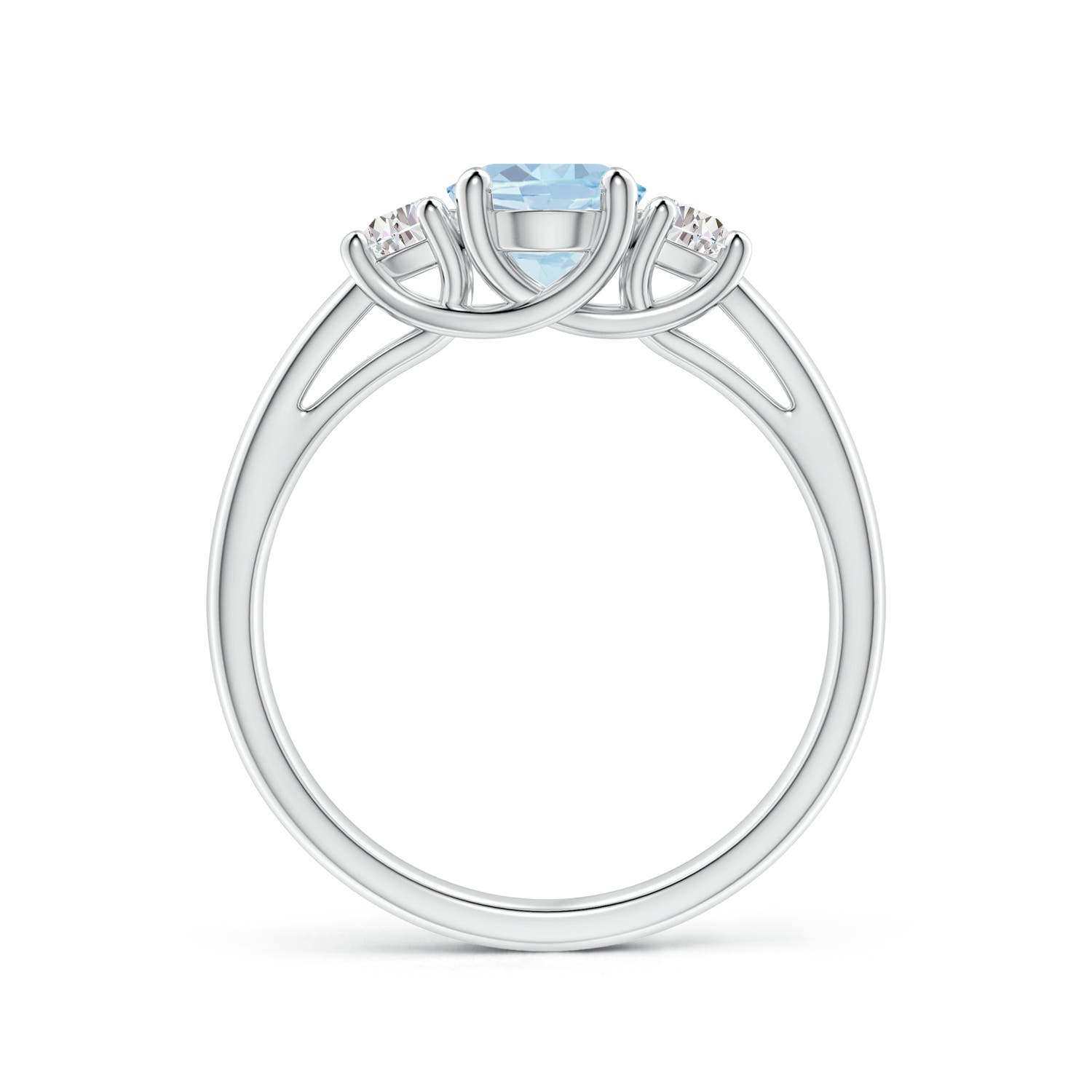 A - Aquamarine / 1.32 CT / 14 KT White Gold