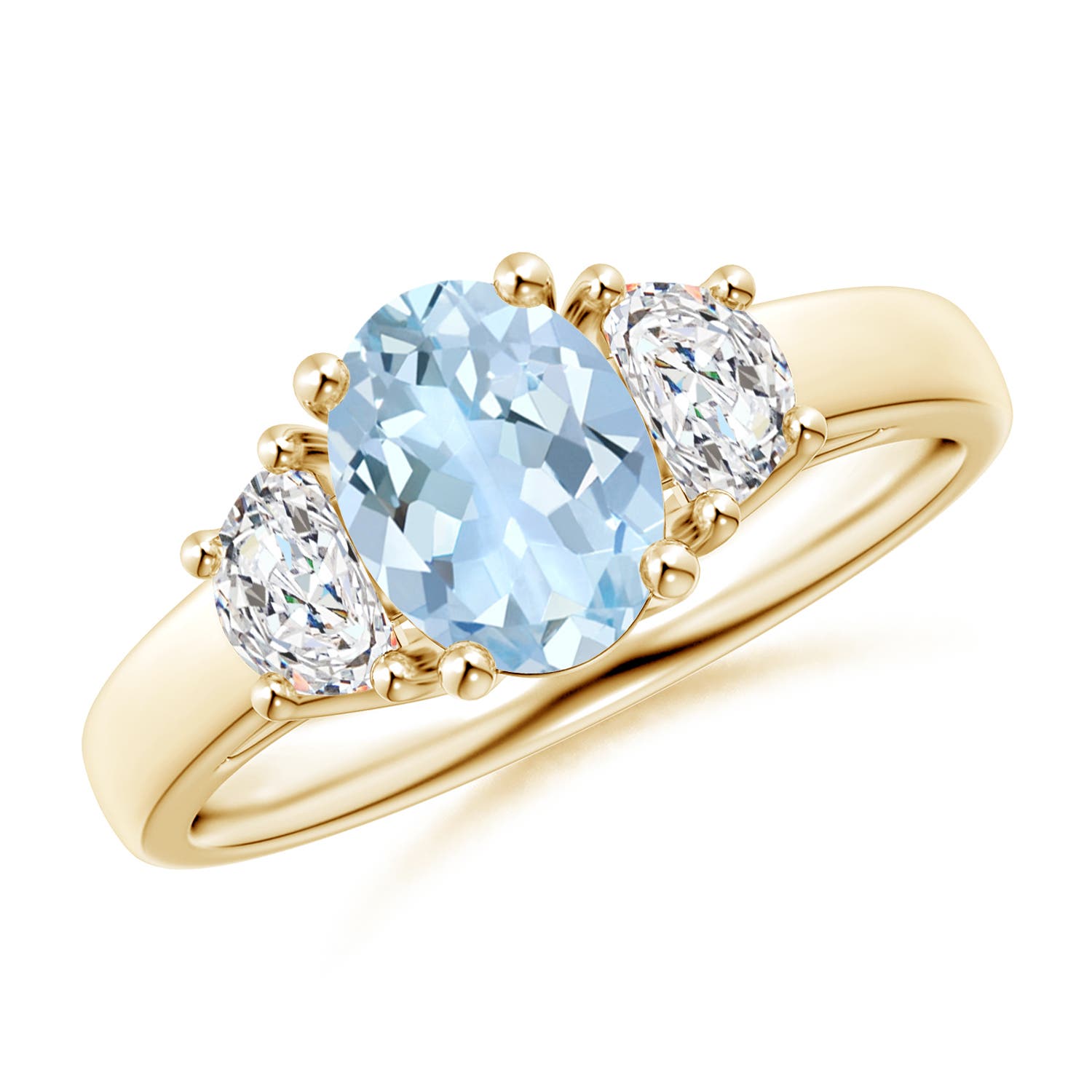 AA - Aquamarine / 1.32 CT / 14 KT Yellow Gold