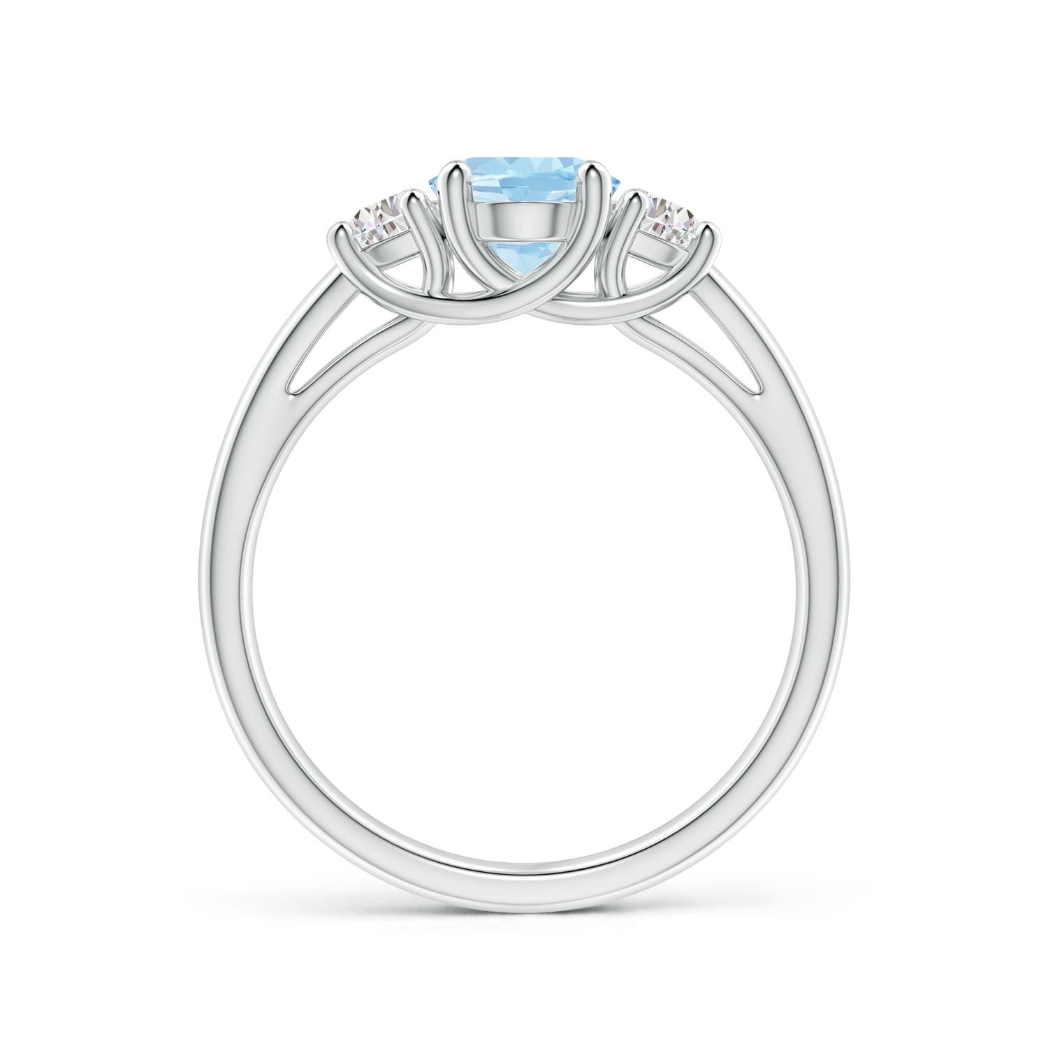 AAA - Aquamarine / 1.32 CT / 14 KT White Gold