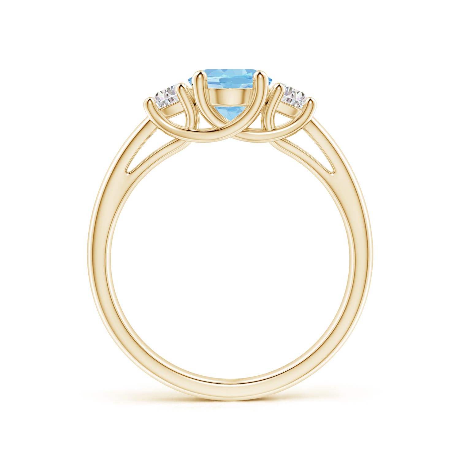 AAAA - Aquamarine / 1.32 CT / 14 KT Yellow Gold