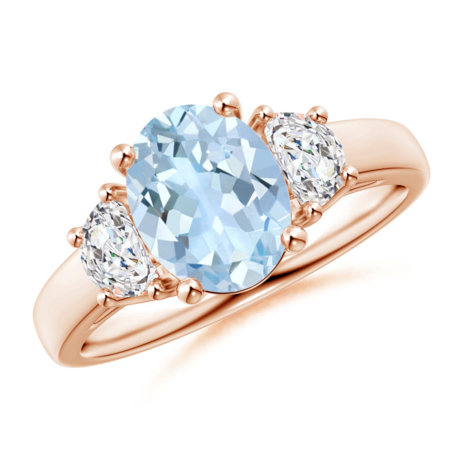 AA - Aquamarine / 1.82 CT / 14 KT Rose Gold