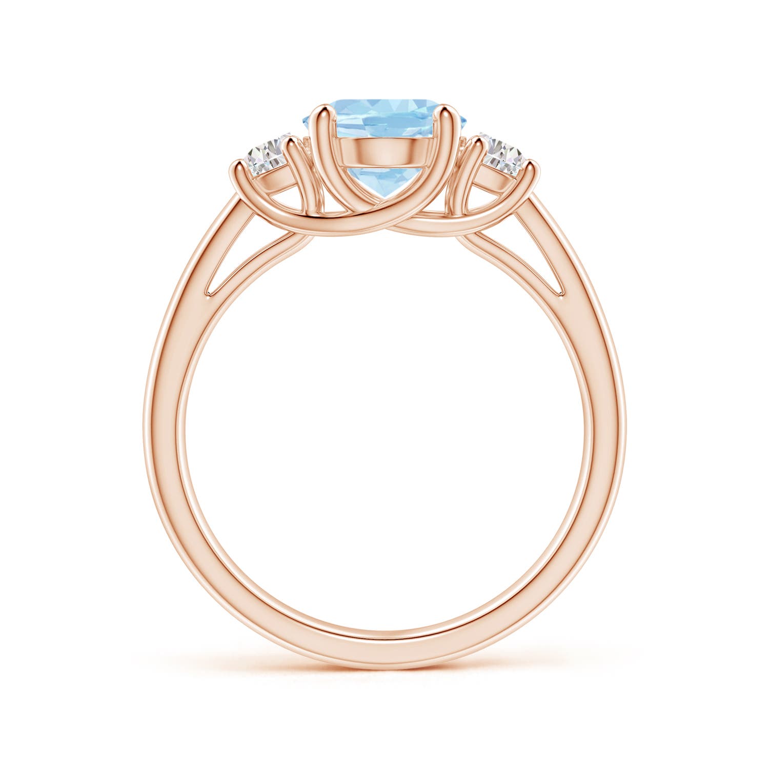 AAA - Aquamarine / 1.82 CT / 14 KT Rose Gold