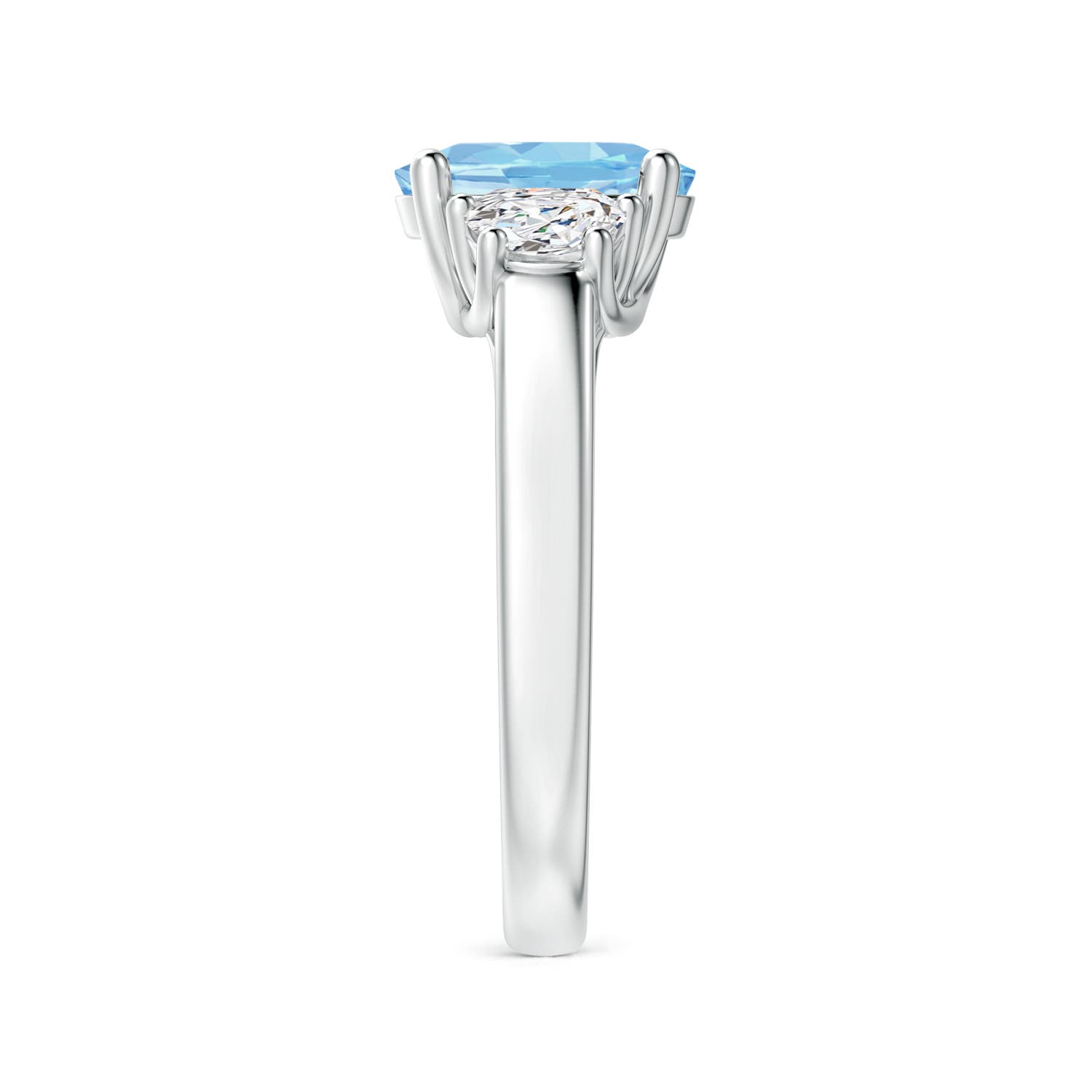 AAAA - Aquamarine / 1.82 CT / 14 KT White Gold