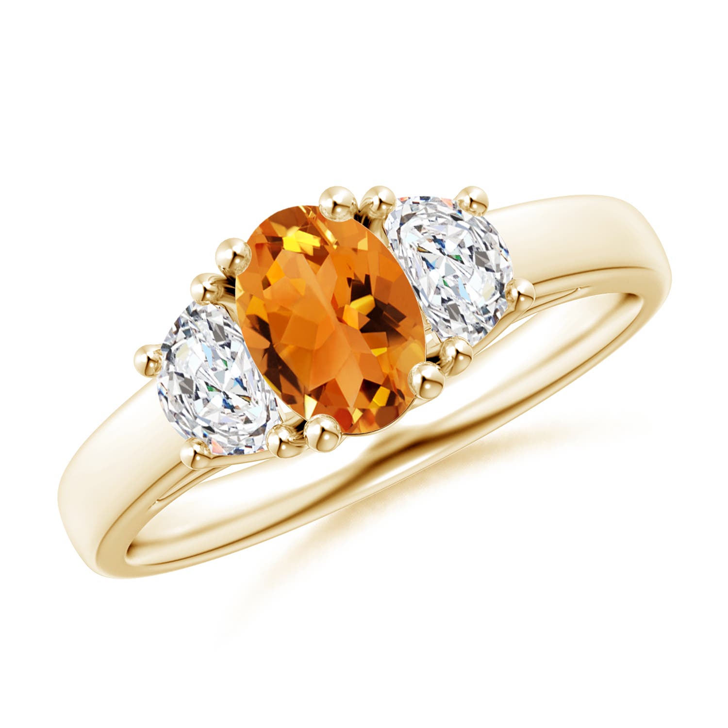 AAA - Citrine / 1.07 CT / 14 KT Yellow Gold