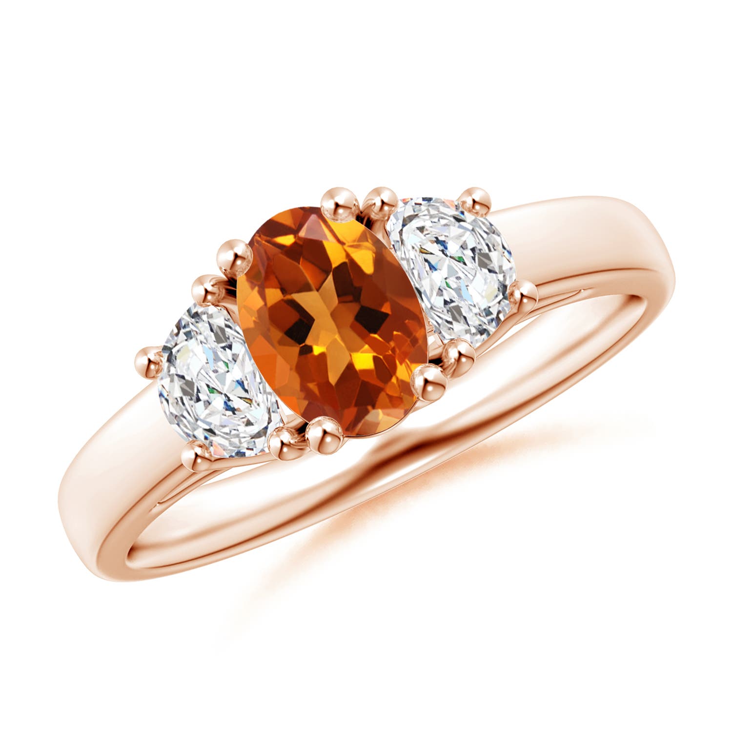 AAAA - Citrine / 1.07 CT / 14 KT Rose Gold