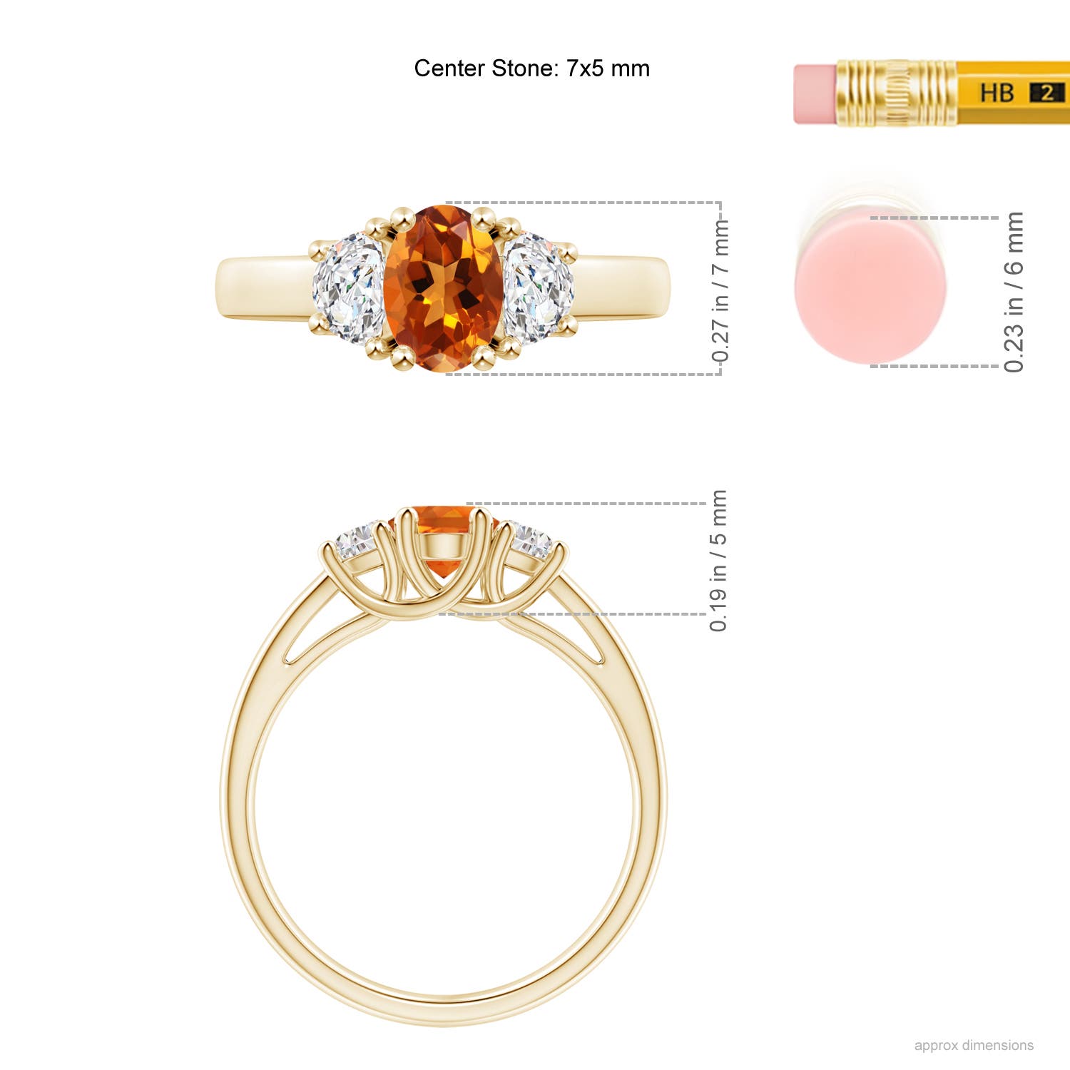 AAAA - Citrine / 1.07 CT / 14 KT Yellow Gold