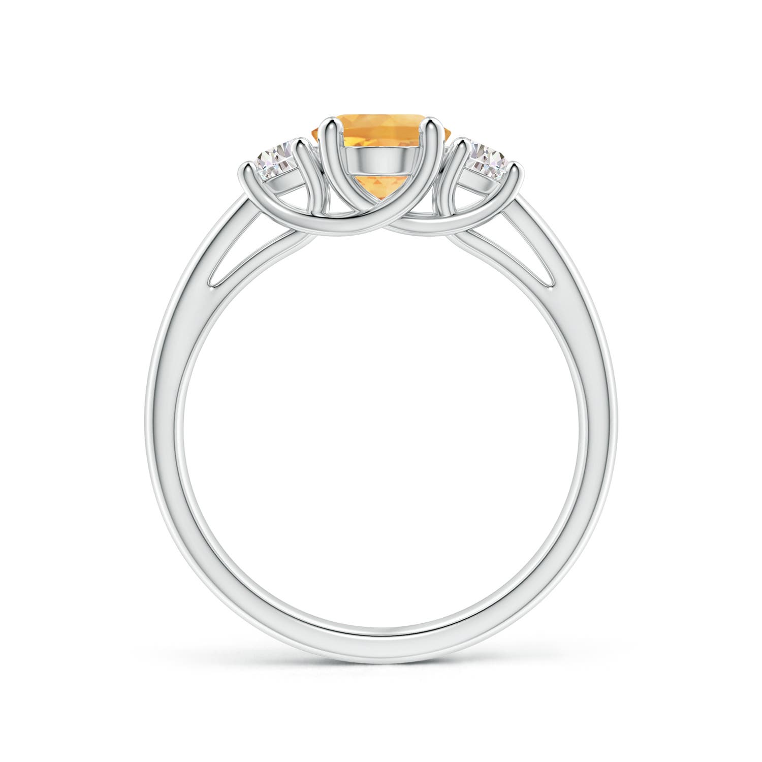 A - Citrine / 1.42 CT / 14 KT White Gold