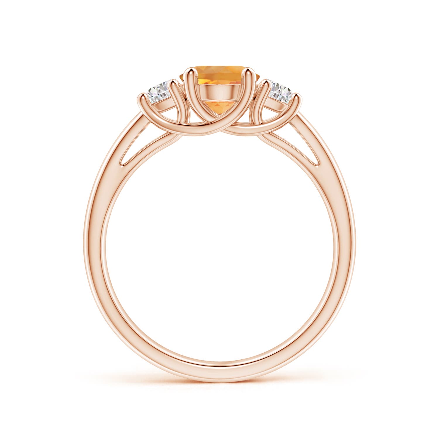 AA - Citrine / 1.42 CT / 14 KT Rose Gold