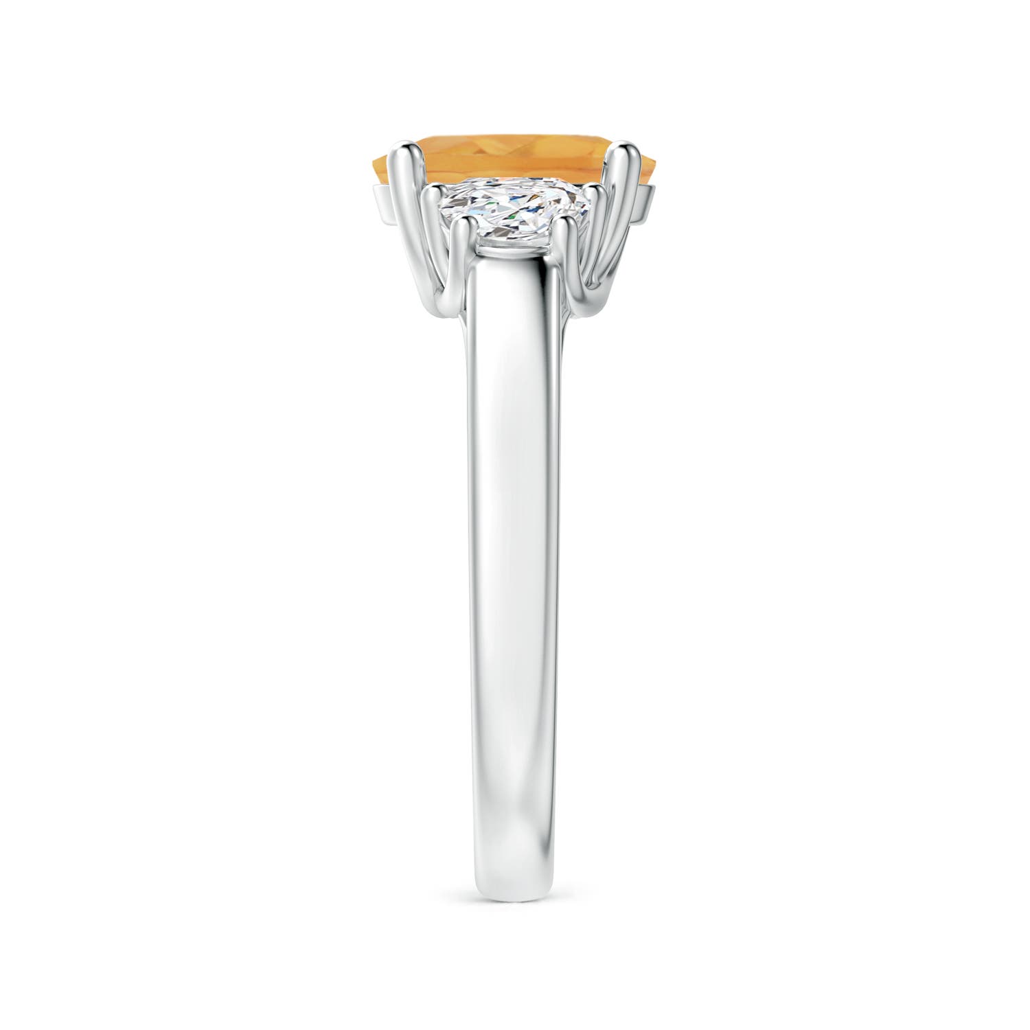 A - Citrine / 1.97 CT / 14 KT White Gold