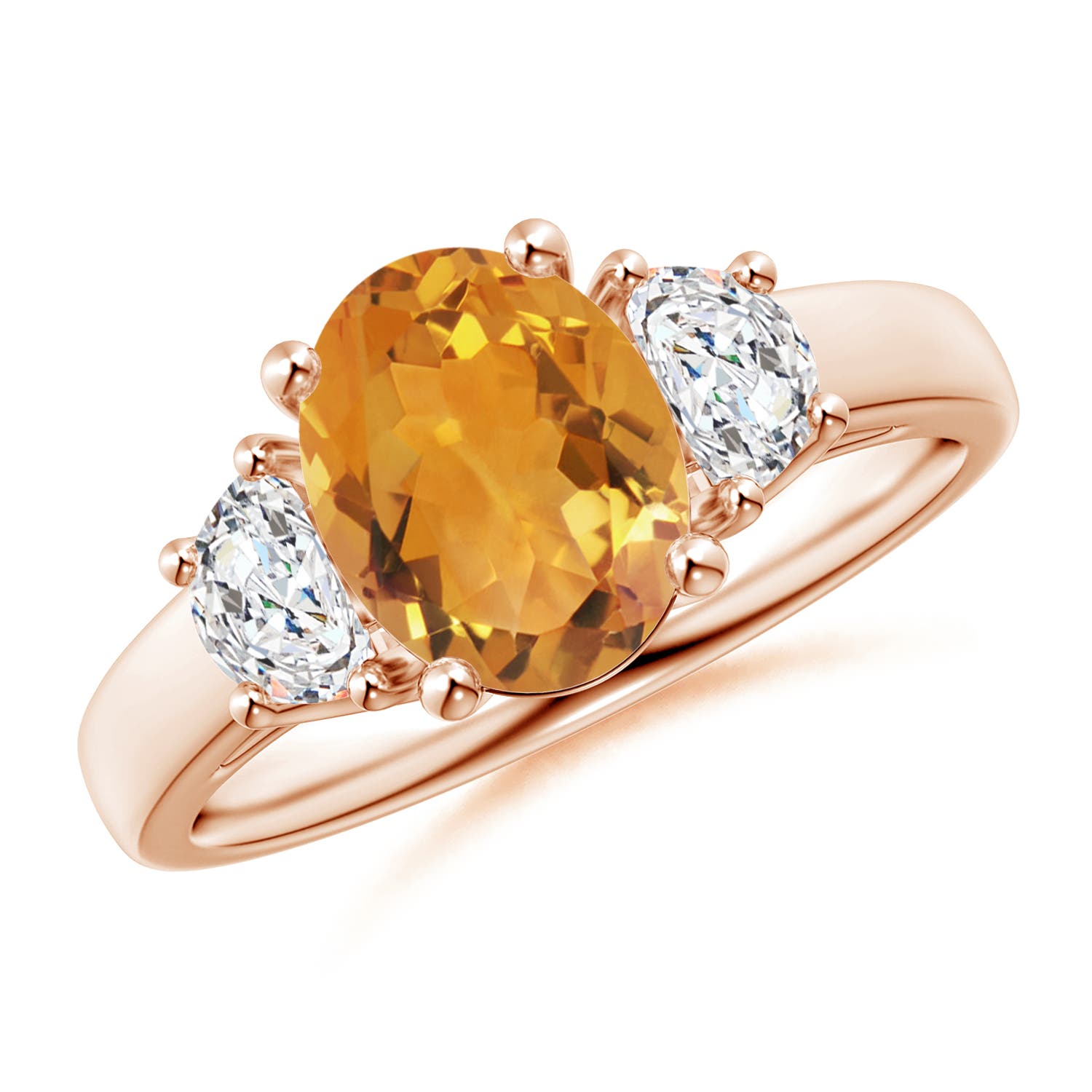 AA - Citrine / 1.97 CT / 14 KT Rose Gold