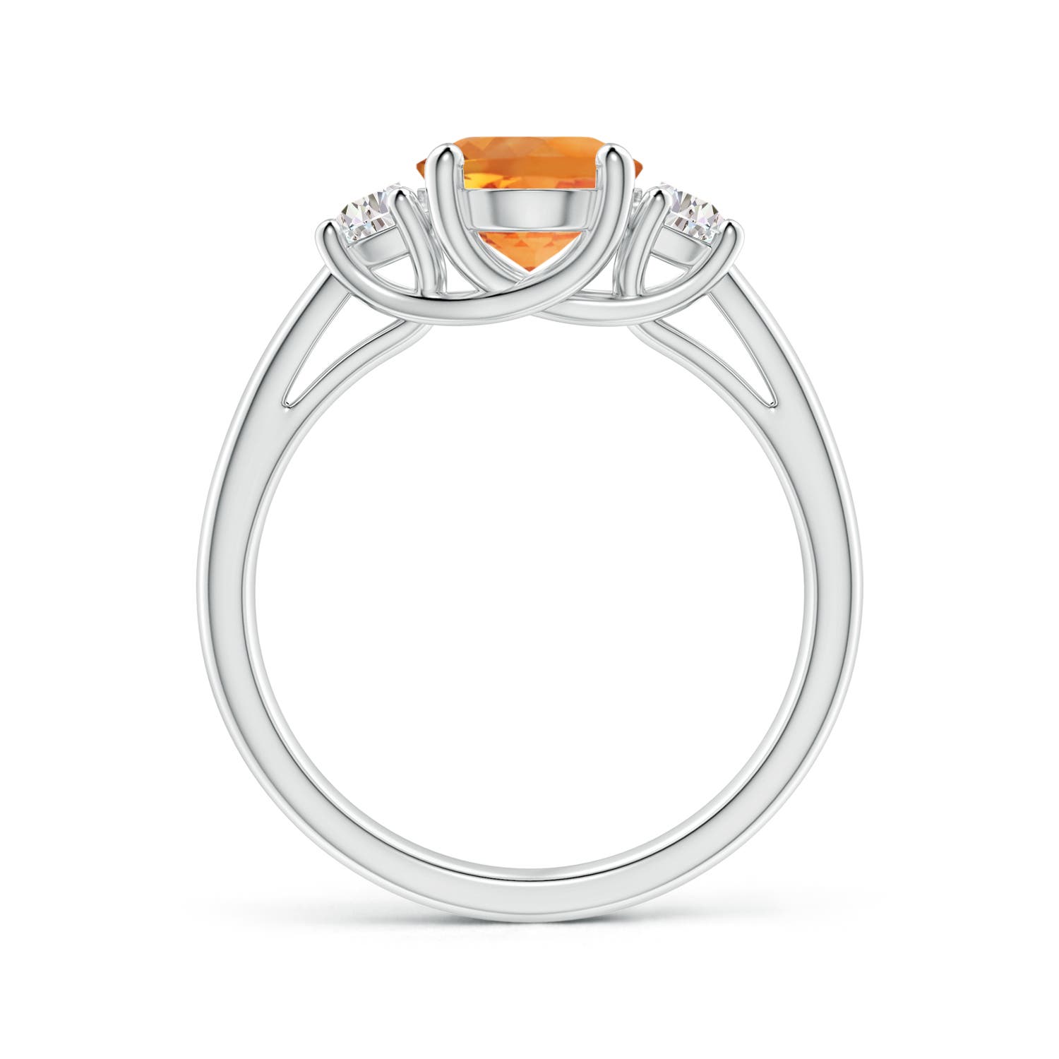 AAA - Citrine / 1.97 CT / 14 KT White Gold