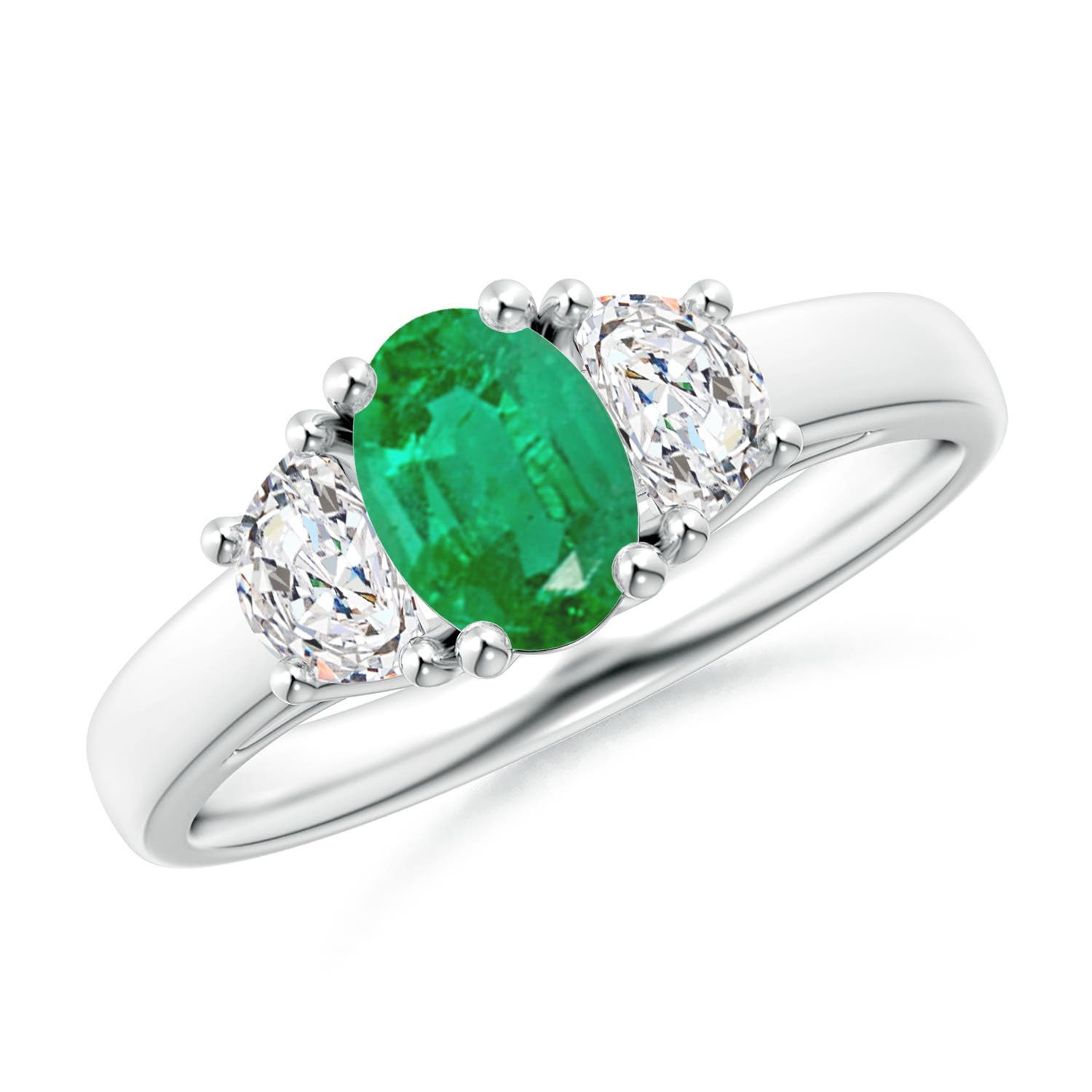 AA - Emerald / 1.12 CT / 14 KT White Gold