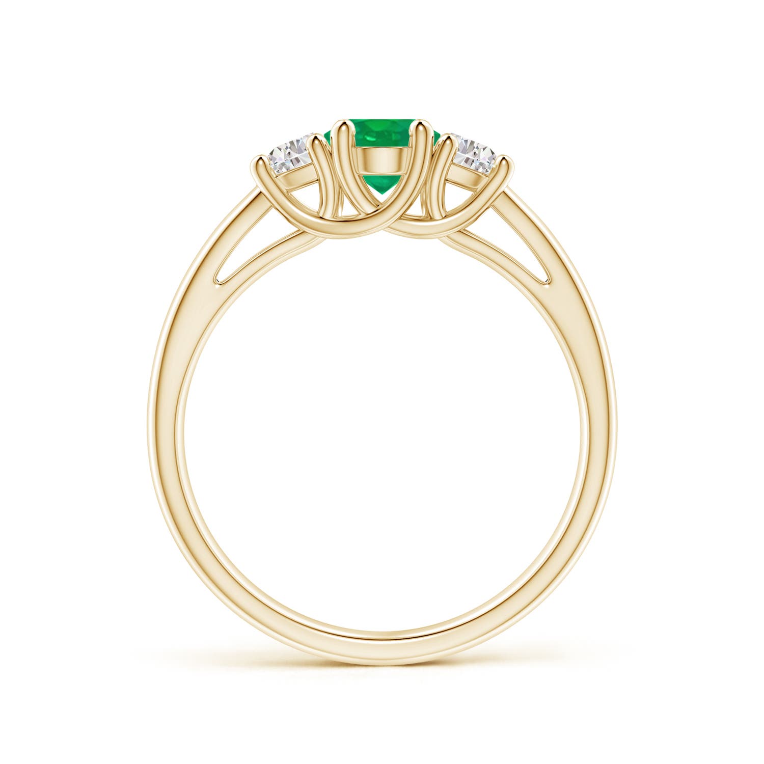 AA - Emerald / 1.12 CT / 14 KT Yellow Gold