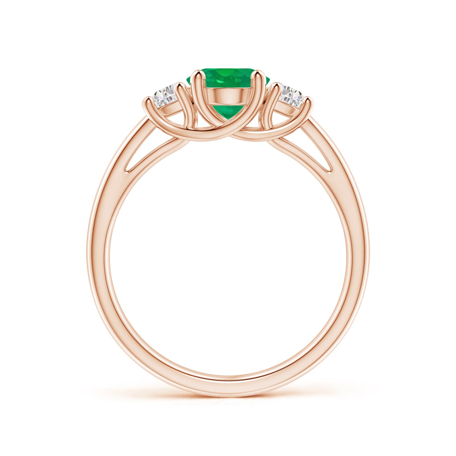 AA - Emerald / 1.56 CT / 14 KT Rose Gold