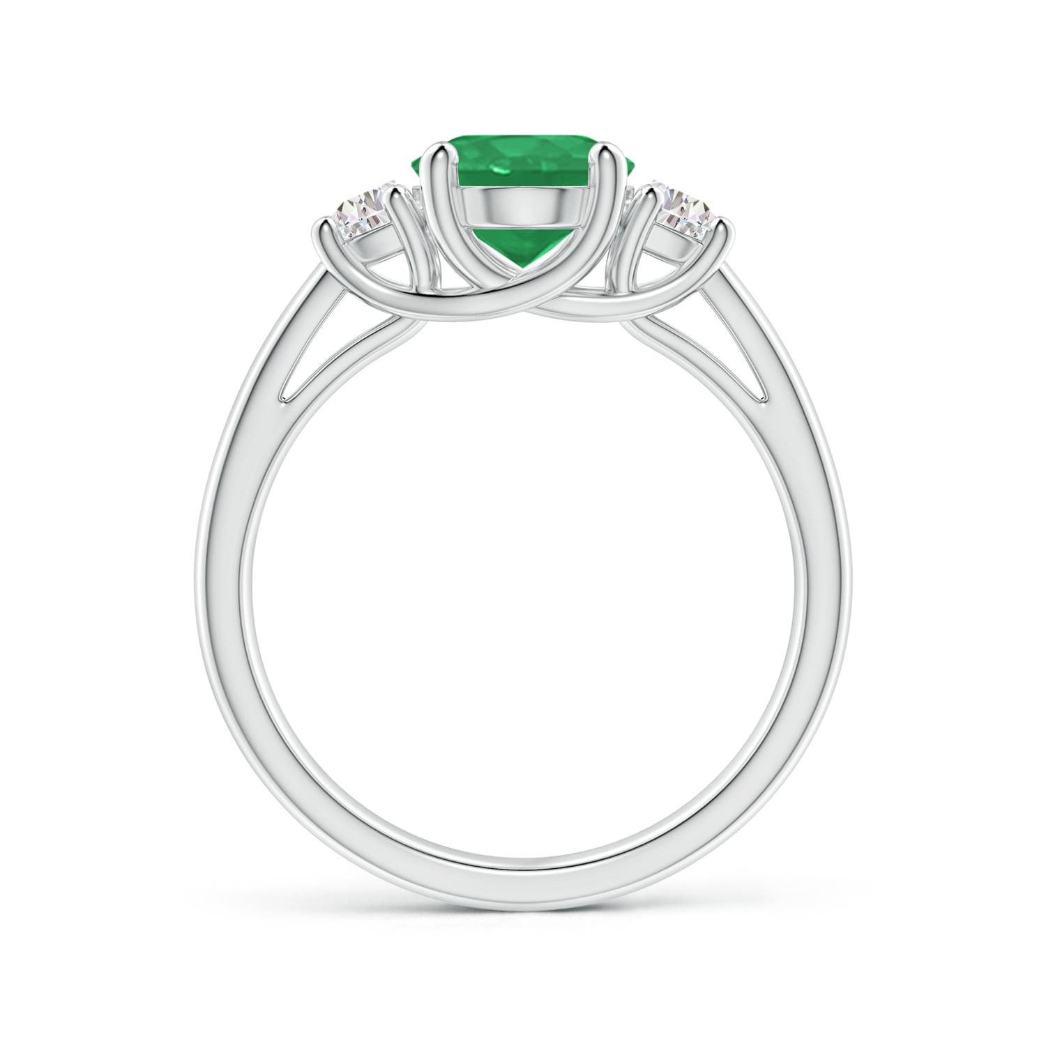 A - Emerald / 1.96 CT / 14 KT White Gold